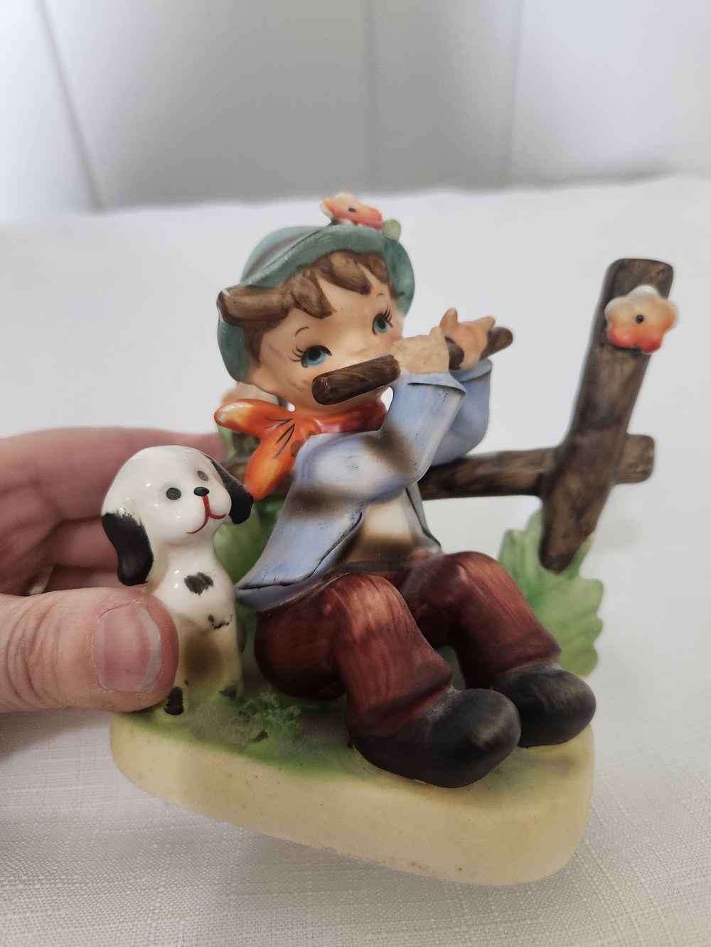 Napcoware Hand-Painted Boy with Dog Figurine - Picture 2 of 10